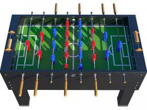 futbol&iacute;n Modelo 3D
