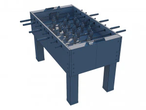 futbol&iacute;n Modelo 3D