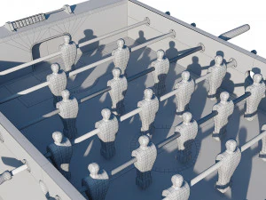 futbol&iacute;n Modelo 3D