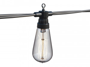 string lights edison lamps Modelo 3D