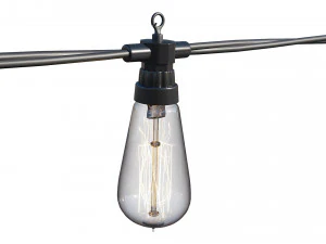 string lights edison lamps 3D Model