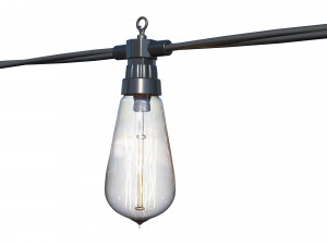 string lights edison lamps Modelo 3D