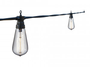 string lights edison lamps Modelo 3D