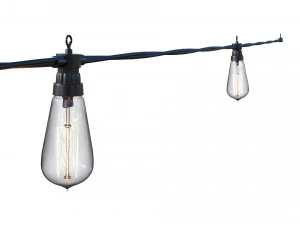 string lights edison lamps 3D Model
