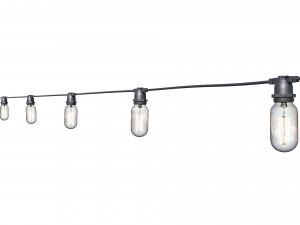 string lights edison lamps 3D Model