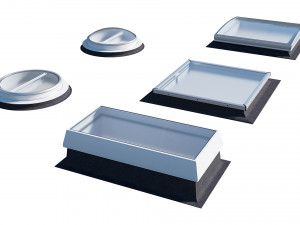 roof clerestory model pack 3D Model