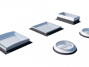 roof clerestory model pack 3D Model
