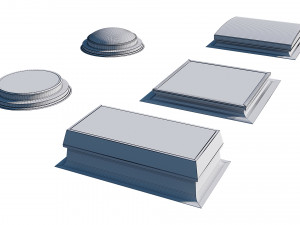 roof clerestory model pack 3D Model