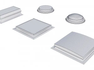 roof clerestory model pack 3D Model
