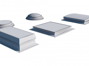 roof clerestory model pack 3D Model