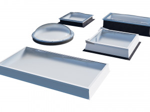 roof clerestory model pack 3D Model