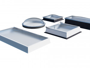 roof clerestory model pack 3D Model