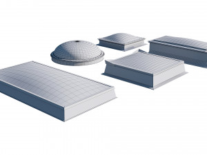 roof clerestory model pack 3D Model