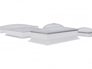 roof clerestory model pack 3D Model