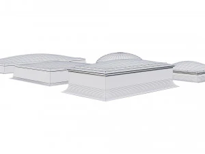 roof clerestory model pack 3D Model