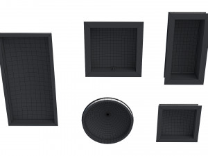 roof clerestory model pack 3D Model