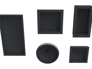 roof clerestory model pack 3D Model