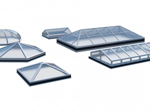 roof clerestory model pack 3D Model