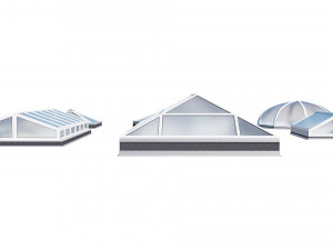 roof clerestory model pack 3D Model