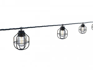 string lights edison lamps 3D Model