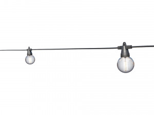 string lights edison lamps 3D 模型