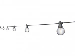 string lights edison lamps 3D Model