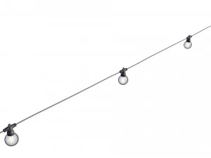 string lights edison lamps 3D Model