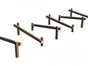 playground wooden 3Dモデル