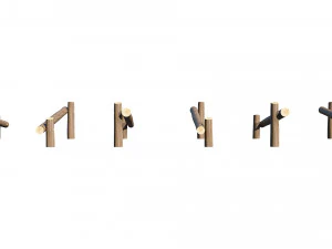playground wooden 3D Model
