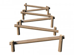 playground wooden 3Dモデル