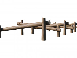 playground wooden 3Dモデル