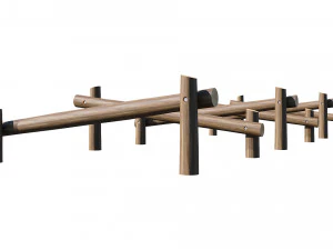 playground wooden 3D Model
