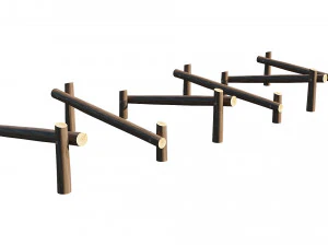 playground wooden 3D Model