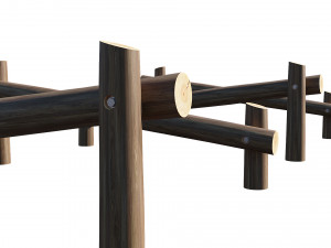 playground wooden 3Dモデル