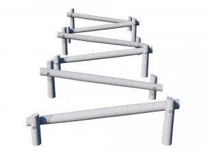 playground wooden 3D Model
