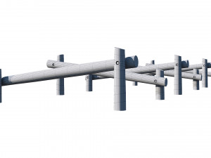 playground wooden 3Dモデル