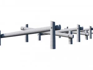 playground wooden 3D Model