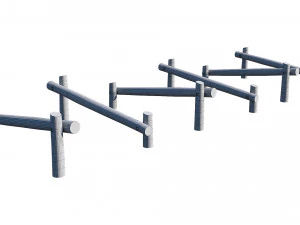 playground wooden 3D Model
