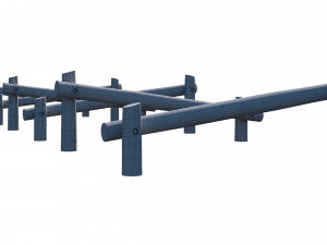 playground wooden 3Dモデル