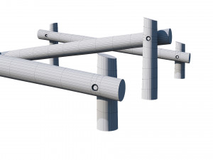 playground wooden 3Dモデル