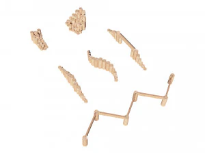 playground wooden set 3D Model