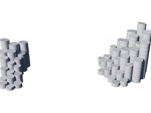 playground wooden set 3D Model
