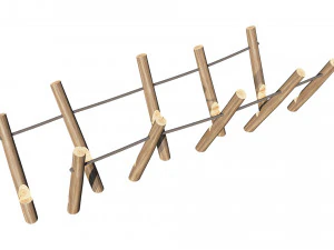 playground wooden 3D Model
