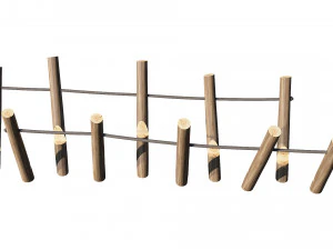 playground wooden 3D Model