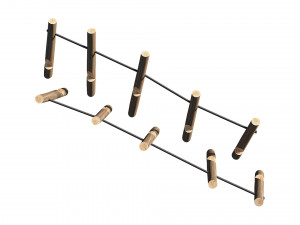 playground wooden 3D 模型