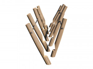 playground wooden 3D 模型