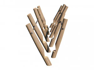 playground wooden 3D Model