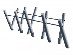 playground wooden 3D Model