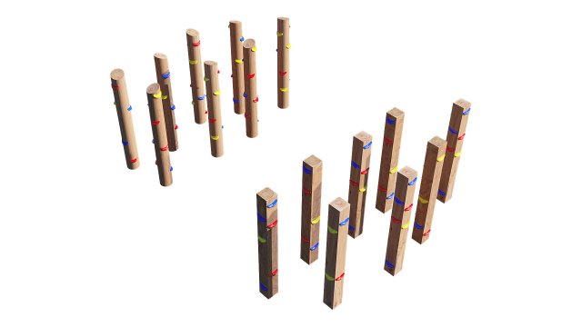 playground wooden 3D Модель .c4d .max .obj .3ds .fbx .stl .blend 