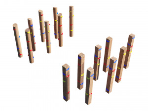 playground wooden 3Dモデル